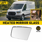 Upper Mirror Glass for Ford Transit-150 2015â2021 Driver Left Side