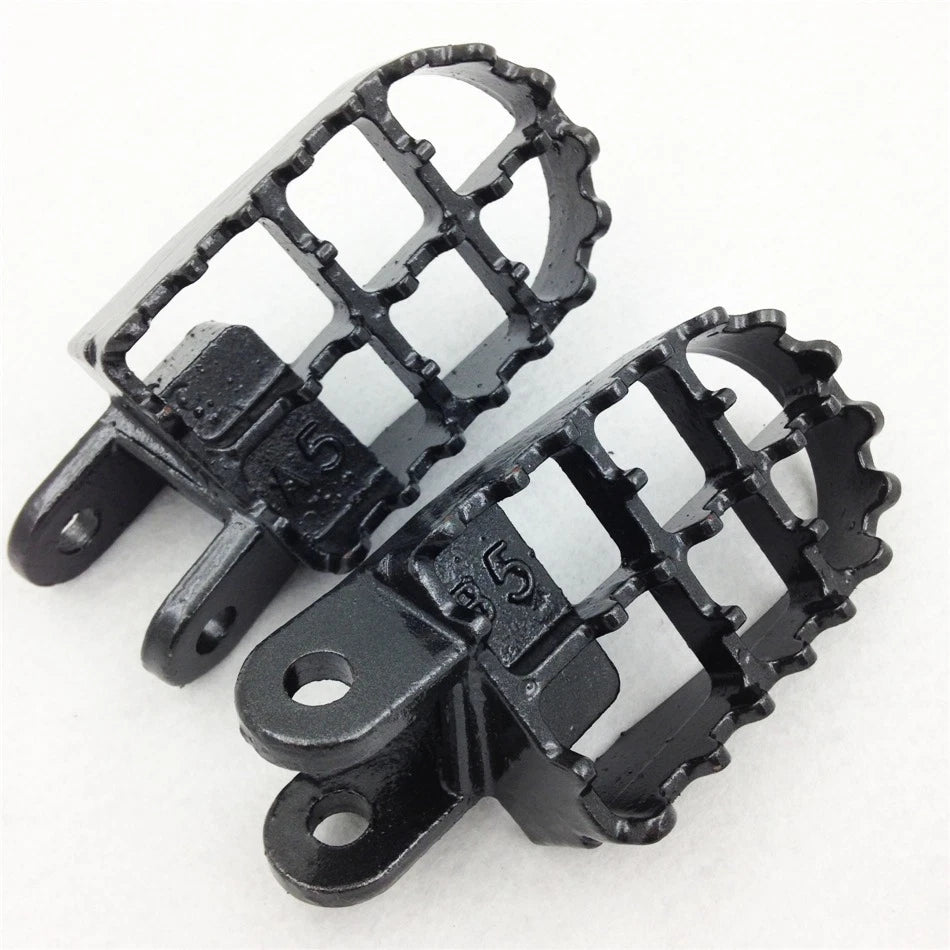 Gunmetal Grey MX Foot Pegs for Honda CR80R CR80R Expert CR85R CR85R XR650R (1996–2023)