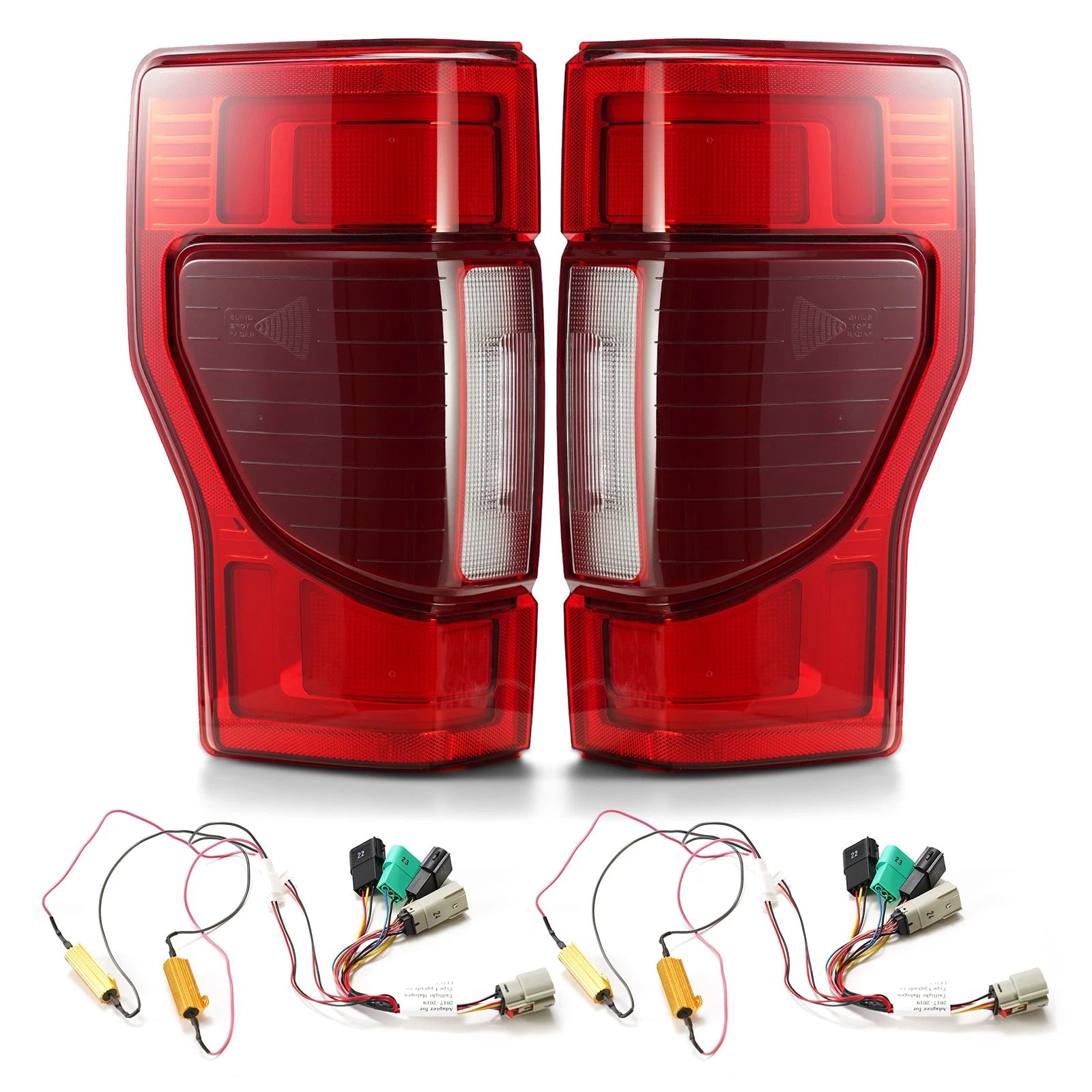 LED Tail Lights for Ford F-250 F-350 Super Duty (2017–2022) Pair