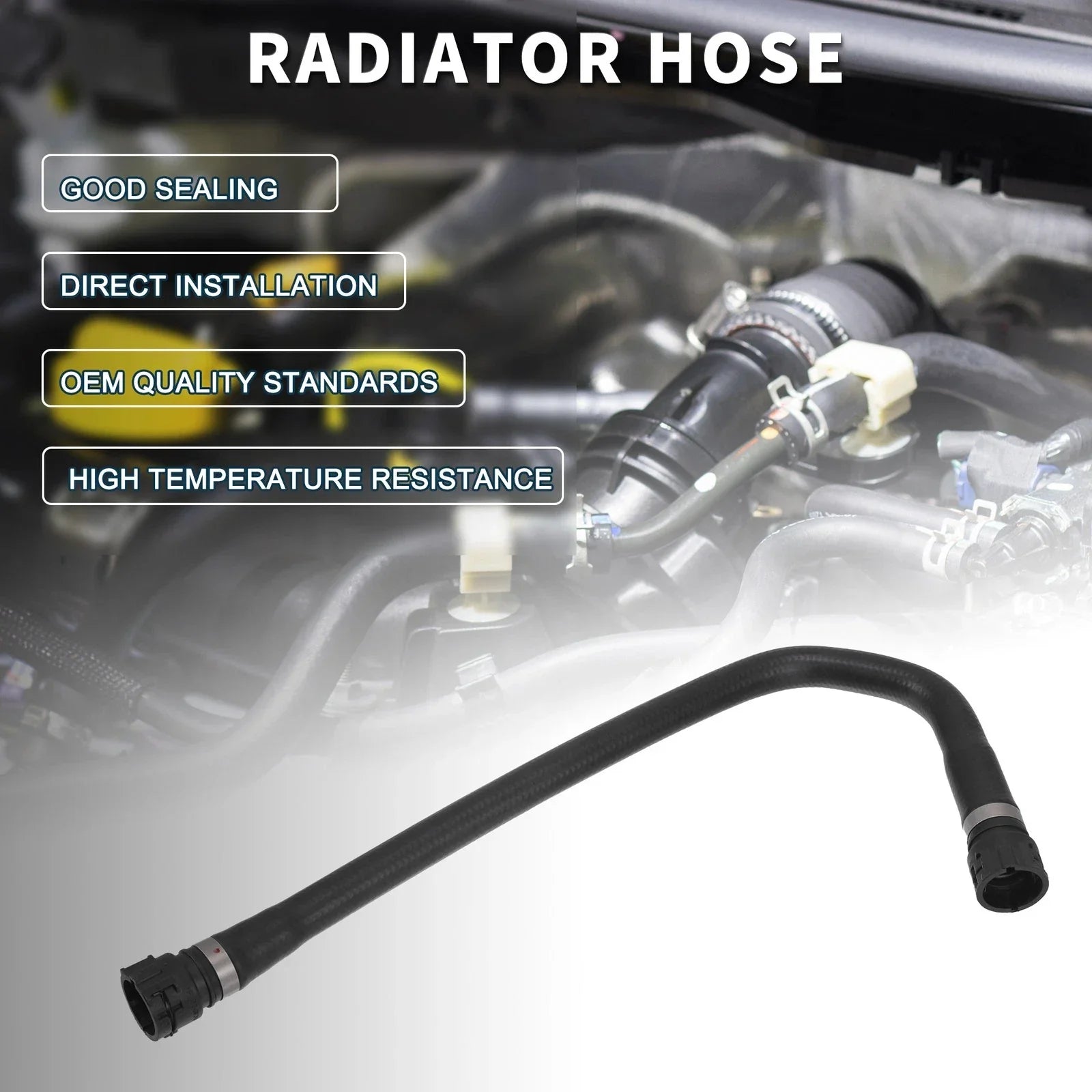 2x Radiator Hose for BMW 528i 2.8L / 530i 3.0L (1999-2000, 2001-03)