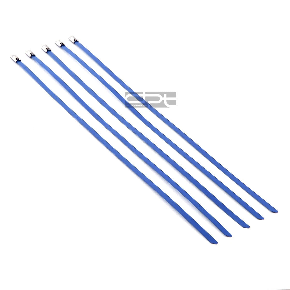 Set of 10 Stainless Blue Self-Locking Zip Ties for X5
