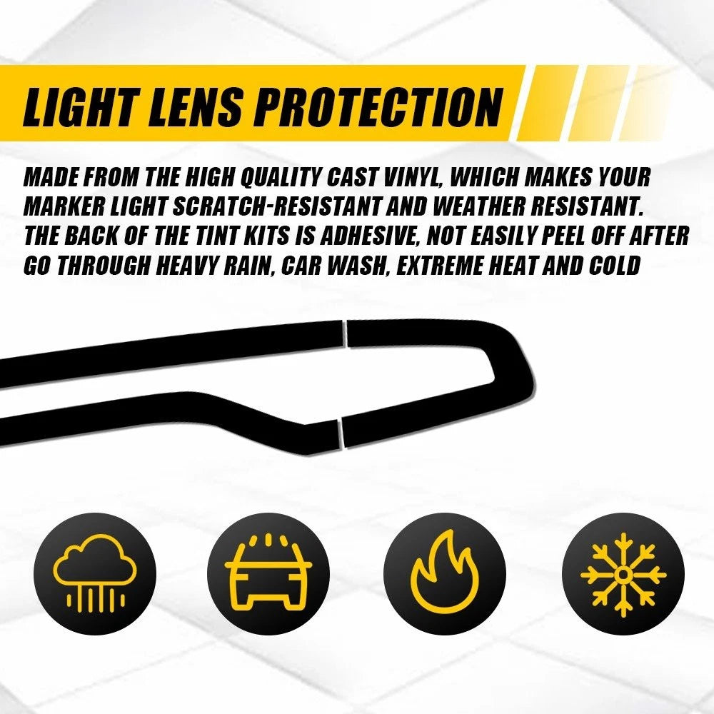 Dark Smoke Tail Light PreCut Overlay for Dodge Charger (2015–2023)