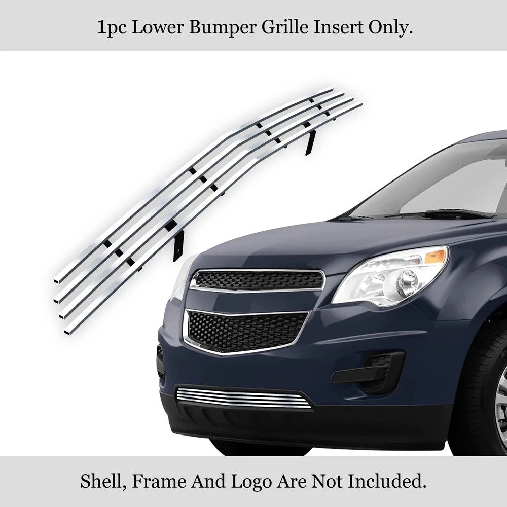 Stainless Silver Billet Grille Insert for Chevy Equinox (2010-2015)