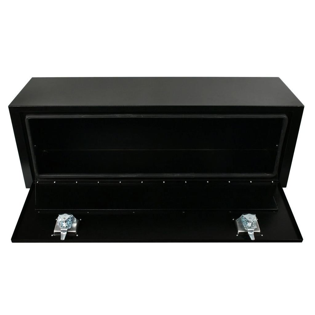 Underbody Tool Box for Pickup Truck (48''×14''×16'', Black Steel)
