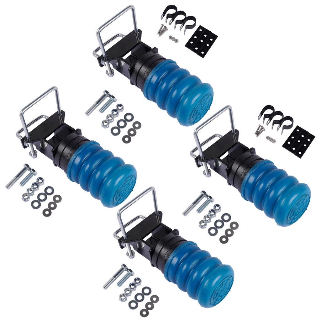 Set of 4 Suspension Helper Springs for Trailer 3000-5000 lbs GAWR