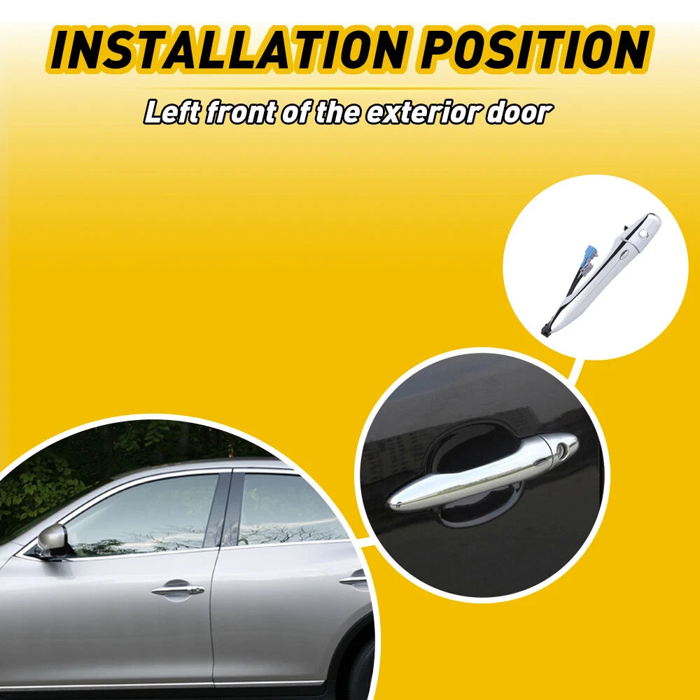 Front Driver Side Door Handle for Infiniti EX35 FX35 FX50 (2008–2013)
