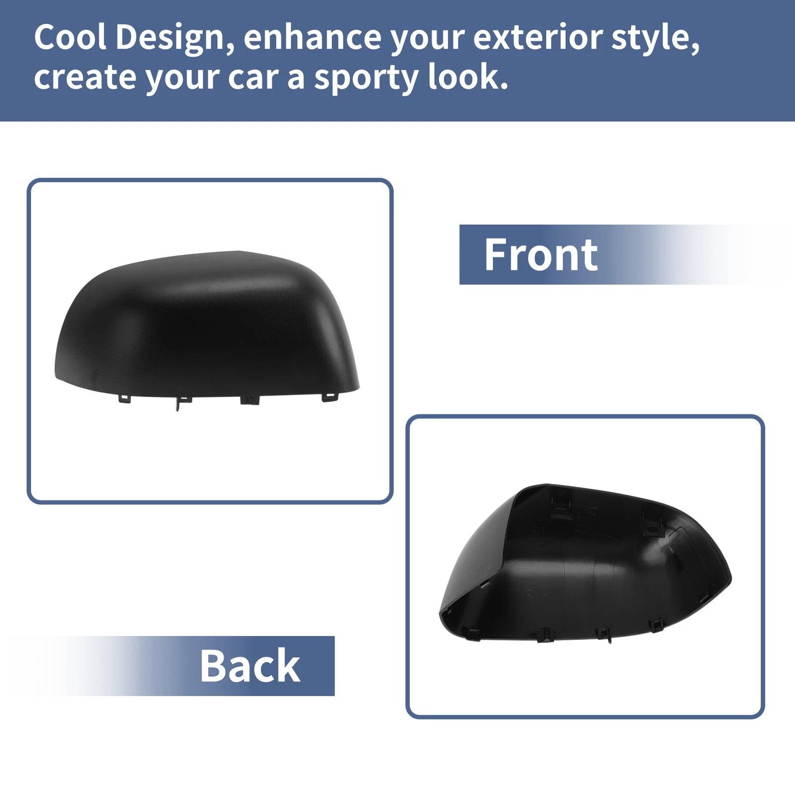 Right Driver Side Mirror Cover Cap for Nissan Micra K13 (2010–2017)
