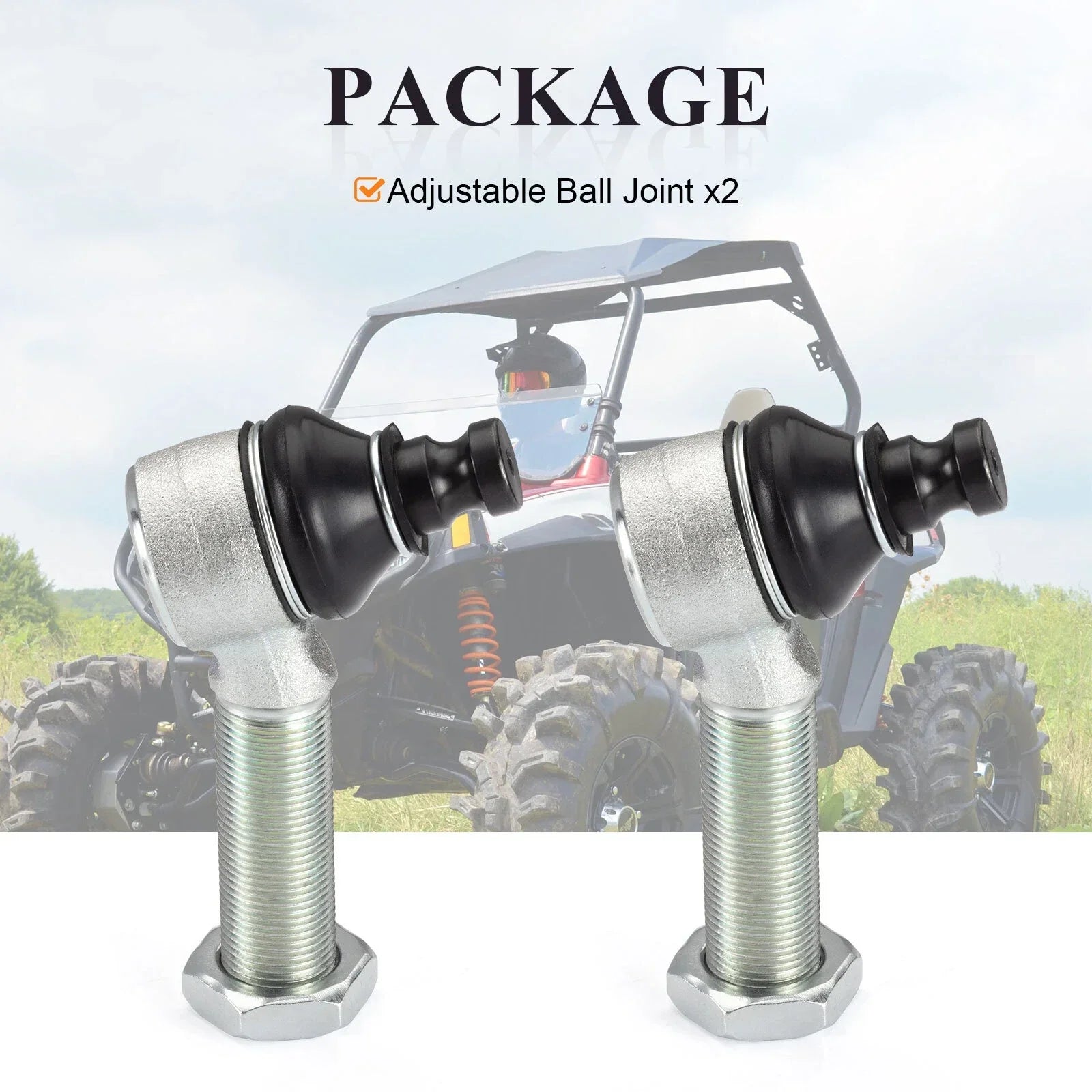 Ball Joints / 1.5 Offset Upper A-Arms / for Polaris RZR 800 (2008–2014)