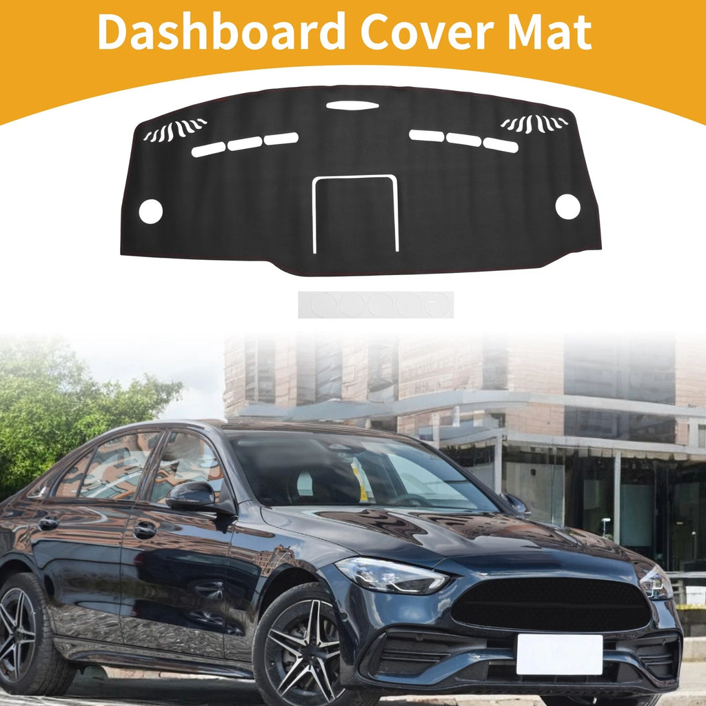 Dashboard Cover for Mercedes-Benz Vito (2015–2020) Dash Mat Black Red