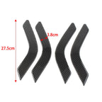 4 x Black Door Handle Cover Trim for Jeep Wrangler (2011-2017)