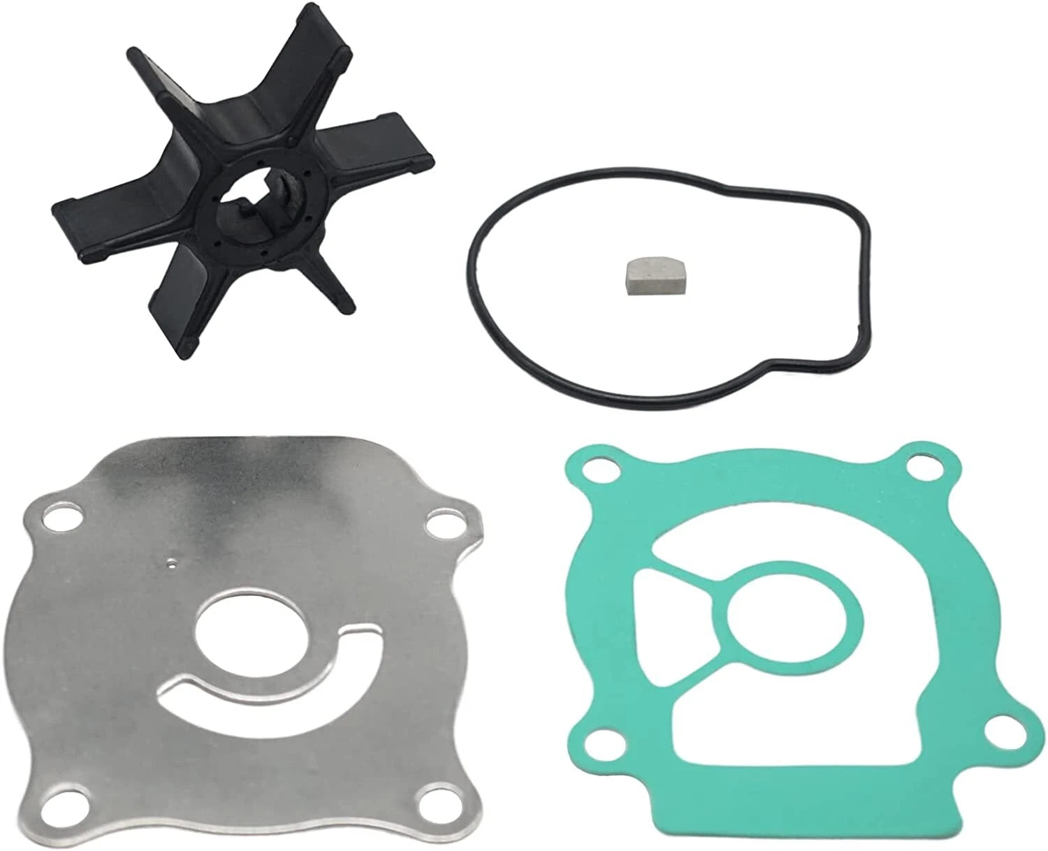 Water Pump Impeller Repair Kit for Suzuki Outboards 25HP (17400-95J02)