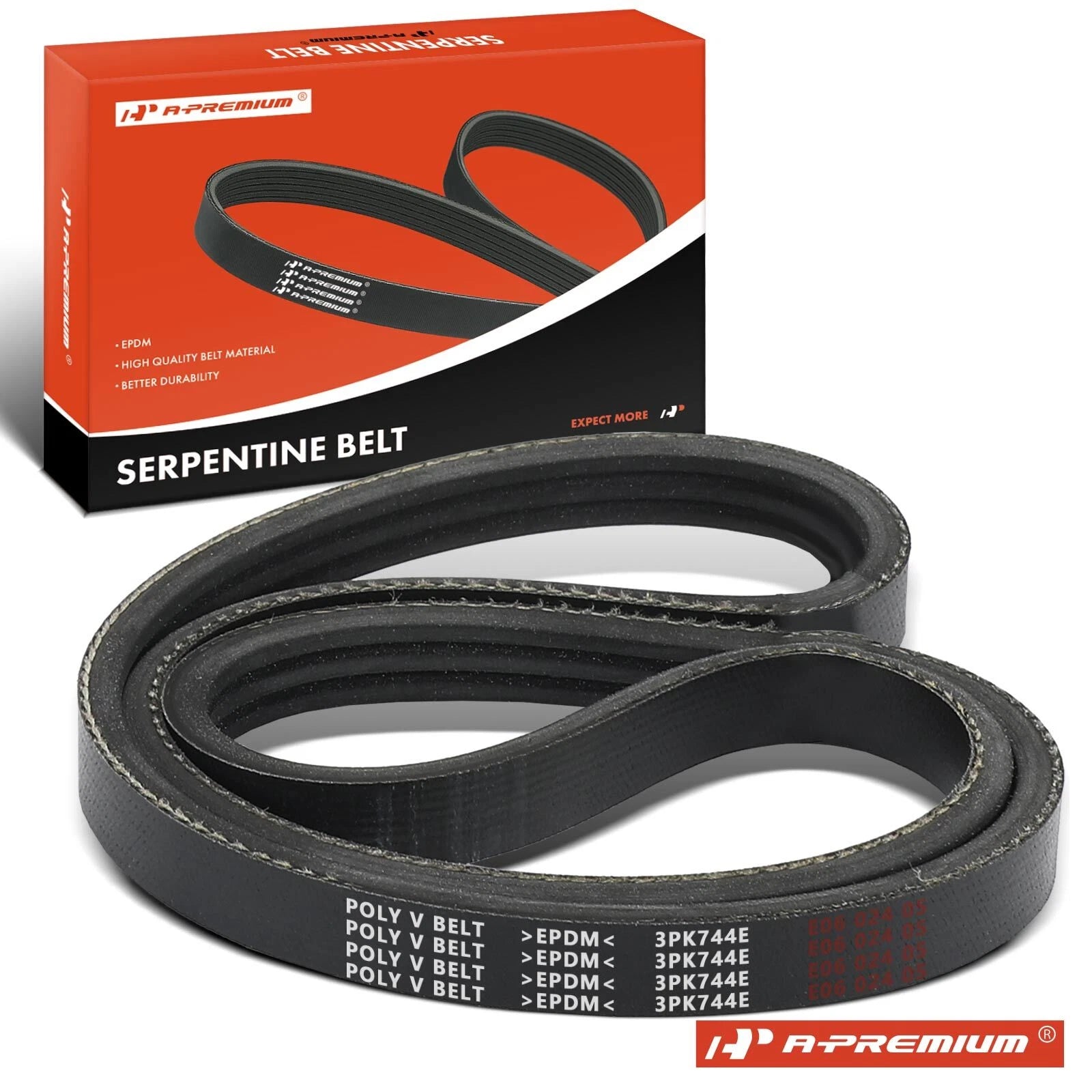 Serpentine Belt for Chevy Silverado 1500 Tahoe Cadillac GMC 