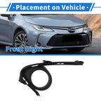 Front Right Fog Light Grill No. 8148102550 for Toyota Corolla (2015–2019)