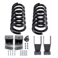 2" / 4" Drop Kit For Chevy GMC C1500 V8 1988-1998 Coil Springs Hanger Shackles