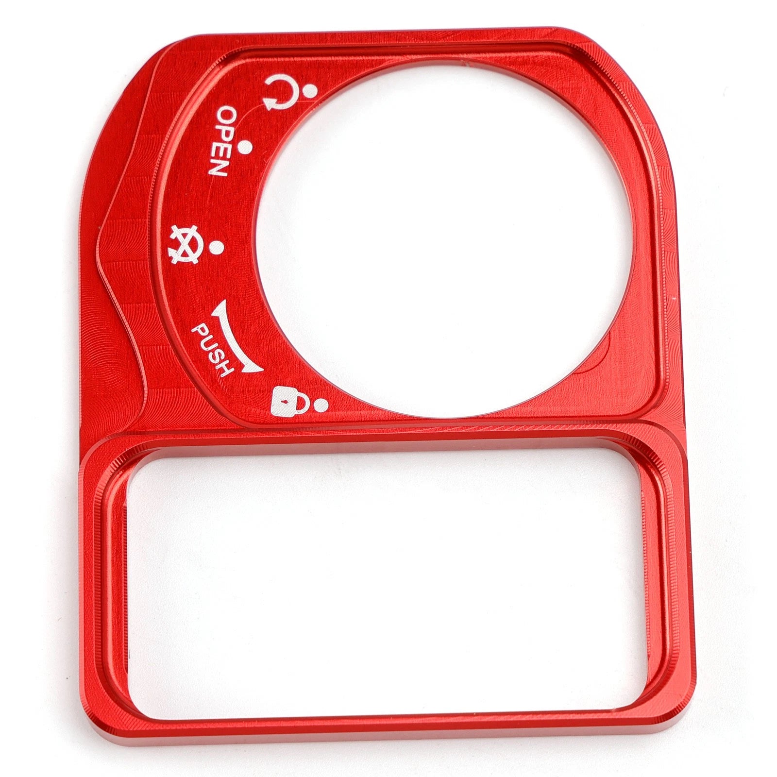 Aluminum Ignition Switch Cover Red for Honda PCX125 PCX150 PCX160 ADV150 (2018–2023)