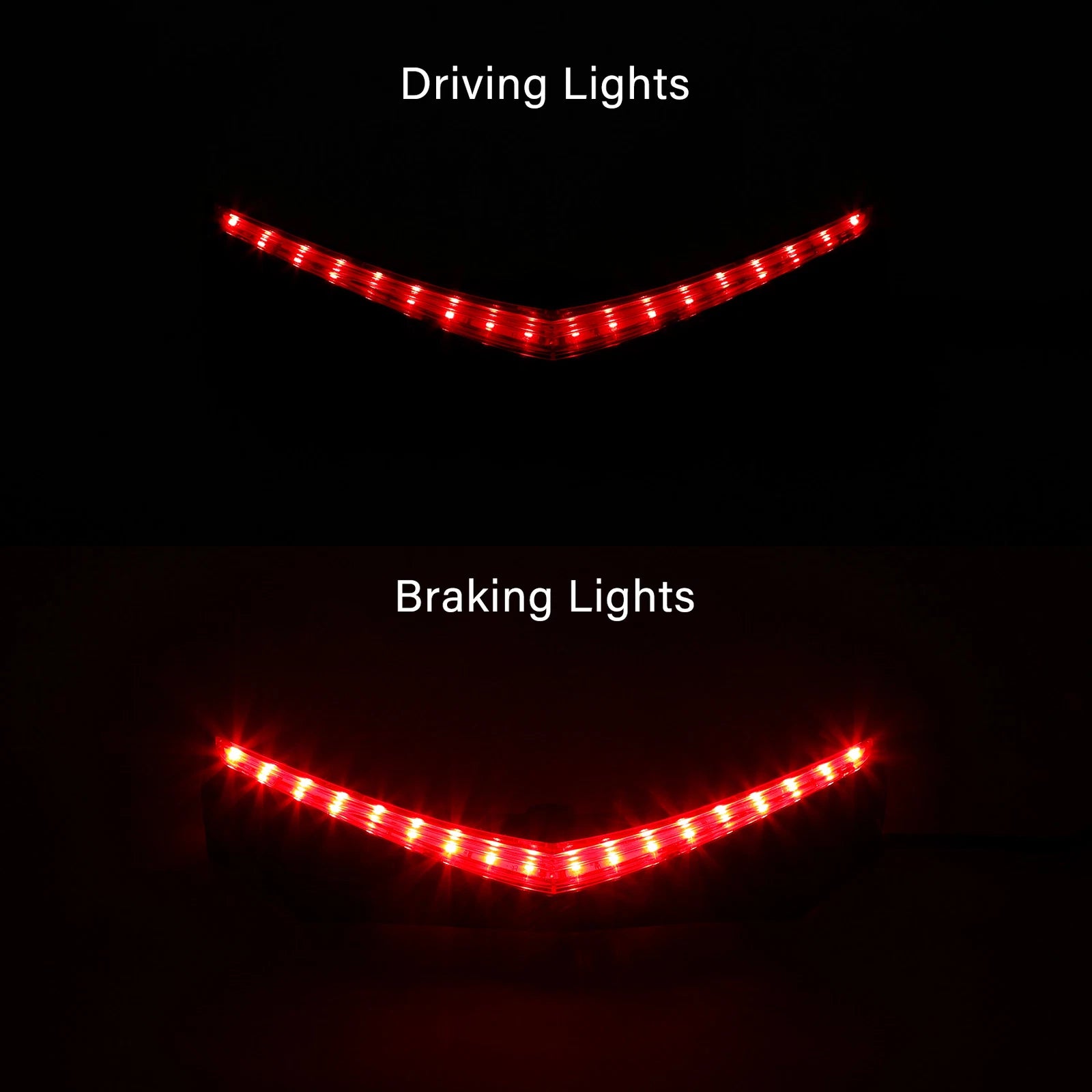 Fender Tip Accent LED Light Strips for Honda Goldwing GL1800 (2012–2017) F6B (2013–2017)