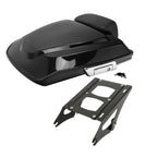 Trunk Backrest Pad Mount Rack for Harley Electra Glide (2014–2025)