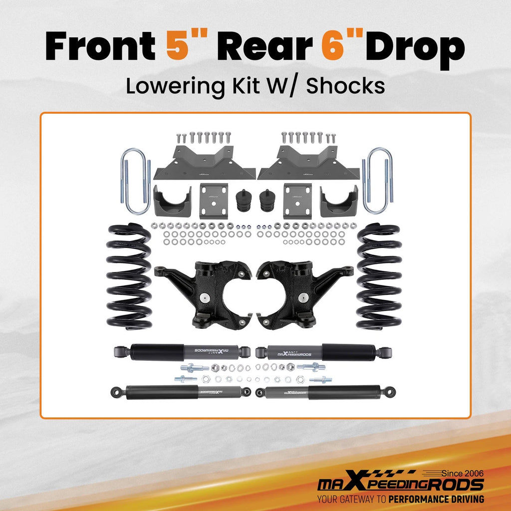 Lowering Kit Coils Spindles Flip Kit for C10 C15 (1973–1987)