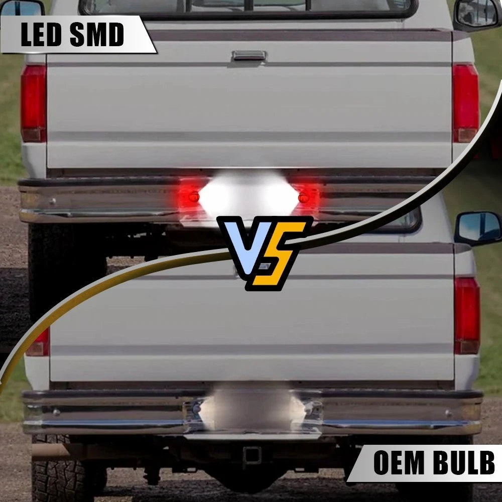 Red LED License Plate Light with Wiring Harness for Ford F150 250 350