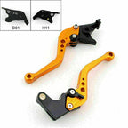Short Brake Clutch Levers for Ducati Hypermotard 1100/SP (2007–2012) Gold T9