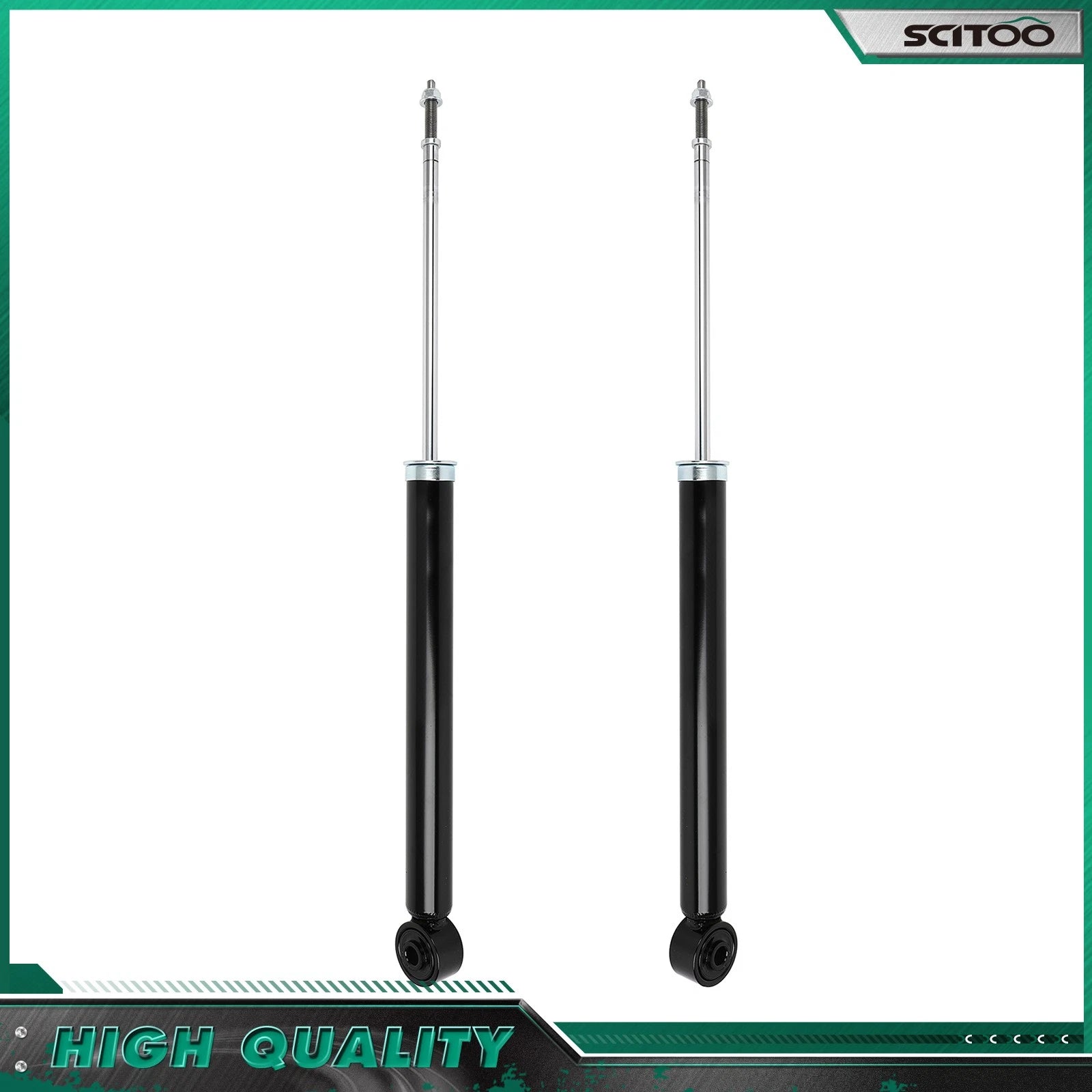 Pair Rear Shocks Absorbers Struts for Honda Civic (2016–2022)