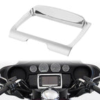 Chrome Deluxe Tri Line Stereo Trim Cover for Harley Touring FLH/T (2014–2024)