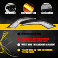 2X LED Daytime Running Fog Lights for Toyota Corolla LE (2020–Present)