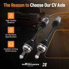 CV Axle Shaft Pair for Honda CR-V (1997-2001)