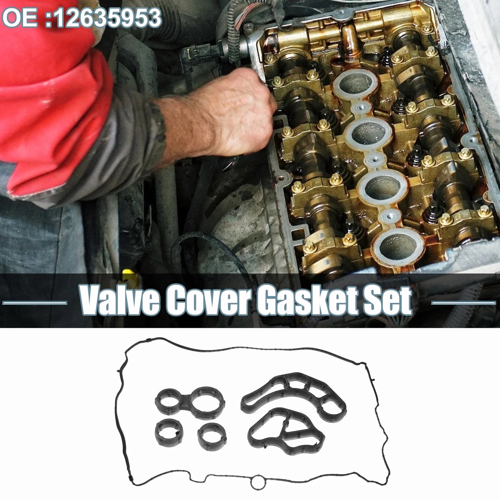 Valve Cover Gasket Set for Chevrolet Blazer (2019–2022) No. 12635953