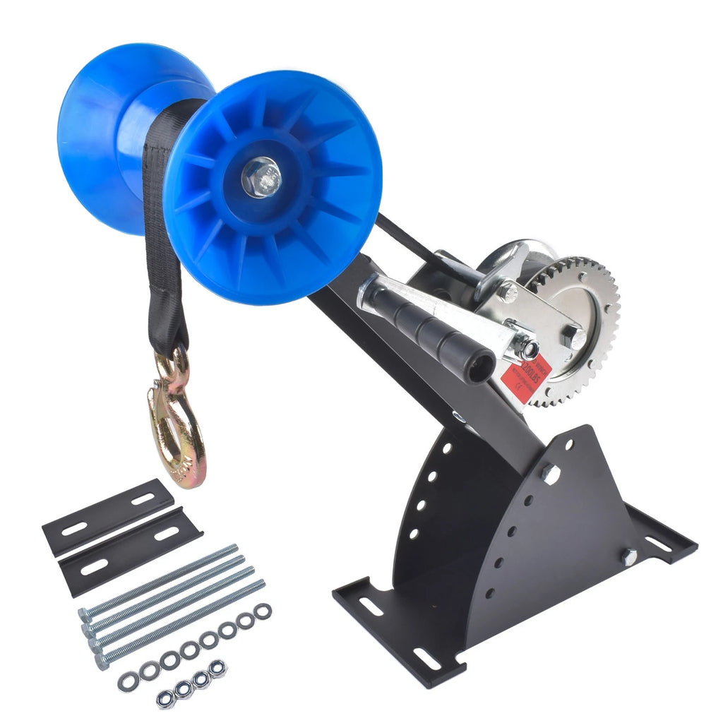 Adjustable Trailer Winch Mount for 3-4" W x 4" H Tongue (1200 lbs)