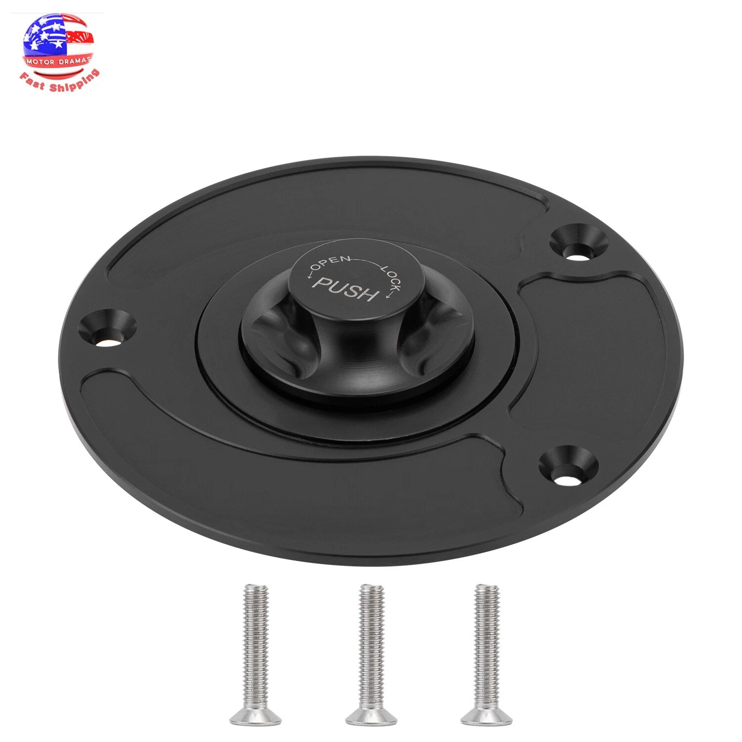 CNC Keyless Fuel Gas Tank Cap Cover for Suzuki GSXR600/750/1000/SV1000 (2004–2013)