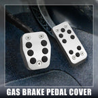 3 Pcs Accelerator & Brake Pedal Cover Set for Ford Focus 