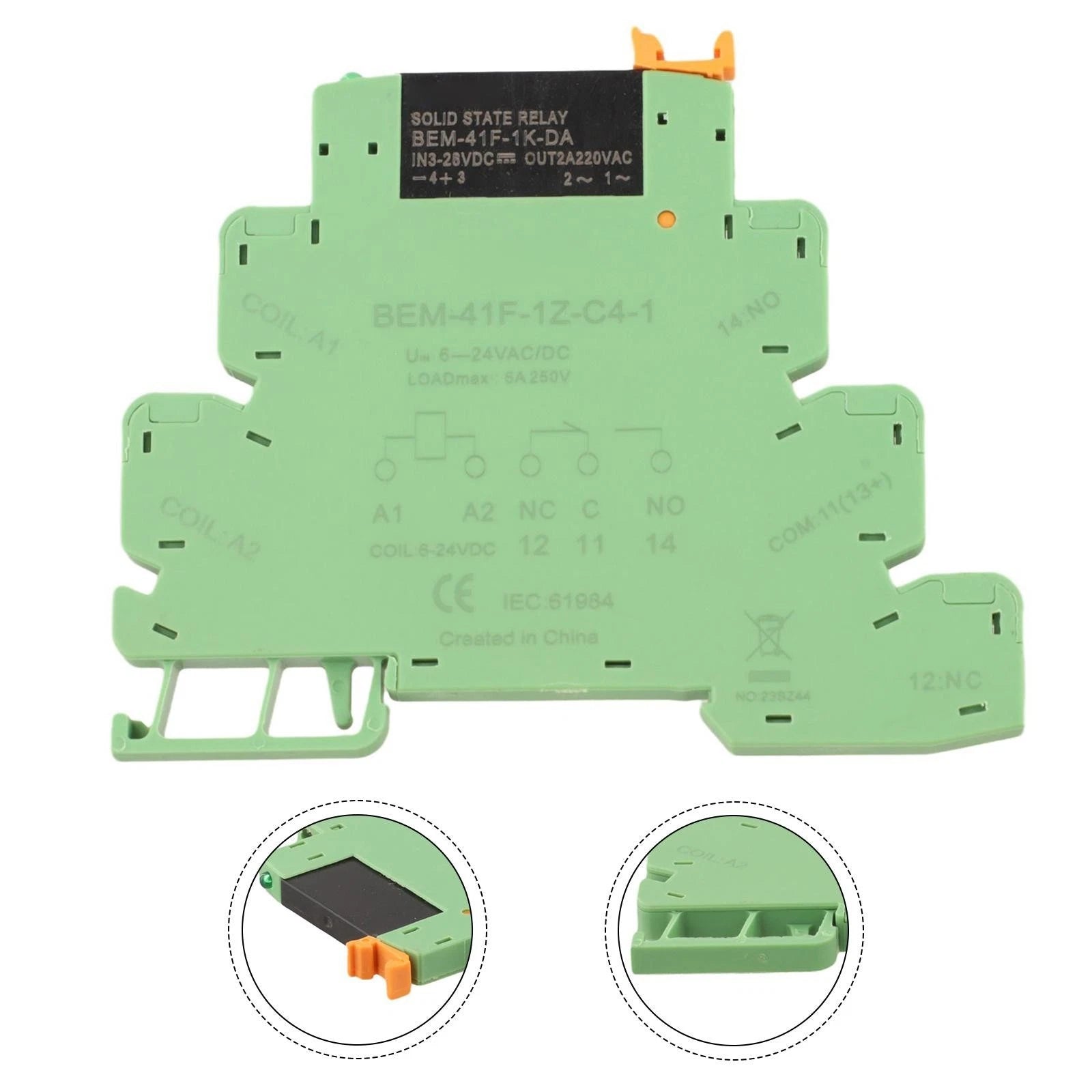 2X 2mm Thin Solid State Relay Module for Efficient Wiring Installations