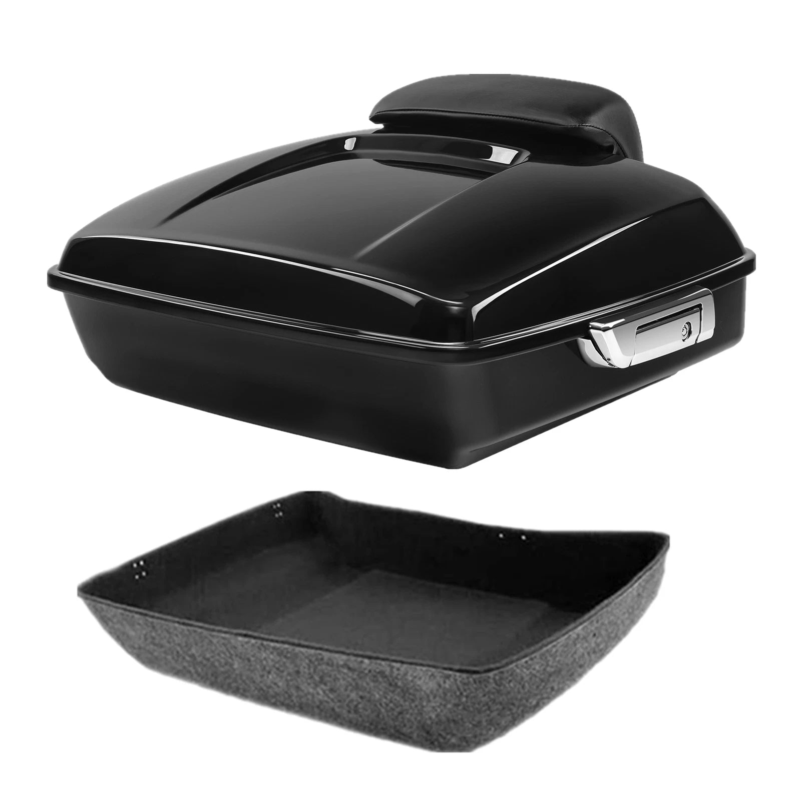 Chopped Trunk with Backrest Pad for Harley-Davidson Touring Glide (2014–2025)
