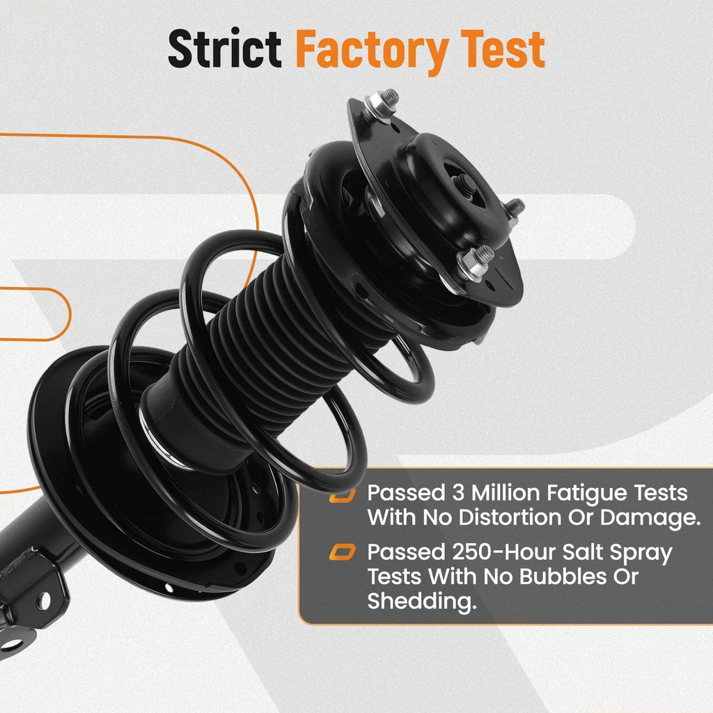 Front Struts w/ Coil Springs Sway Bars Kit for Lexus ES300h ES350 (2013–2018)