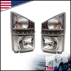 Set of 2 Headlights for Isuzu NPR/NPR-HD/NQR/NRR (2008–2020)