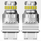 Set of 2 LED 3157 3156 6500K Reverse Backup Brake Tail Light Bulbs for CANB