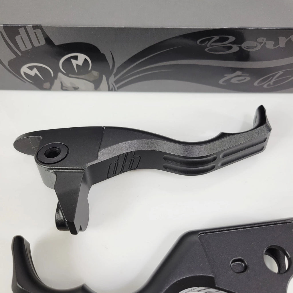 Dangerboy Short Style Lever Set for Harley Touring (2021–2023) T6061 Stealth Black