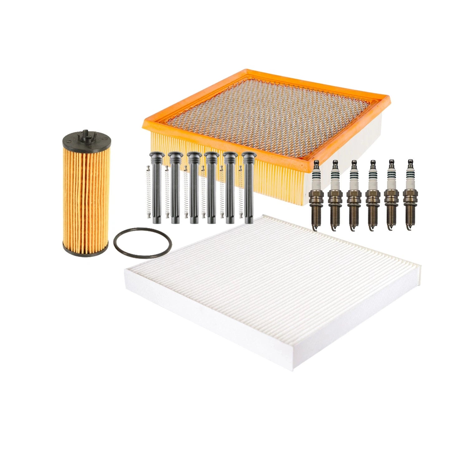 Denso Tune Up Kit 6 Spark Plugs & Boots for Durango Grand Cherokee (2011–2020)