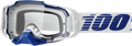 100% Armega Goggle for Offroad Motocross (50004-00031) - Blue Clear Lens