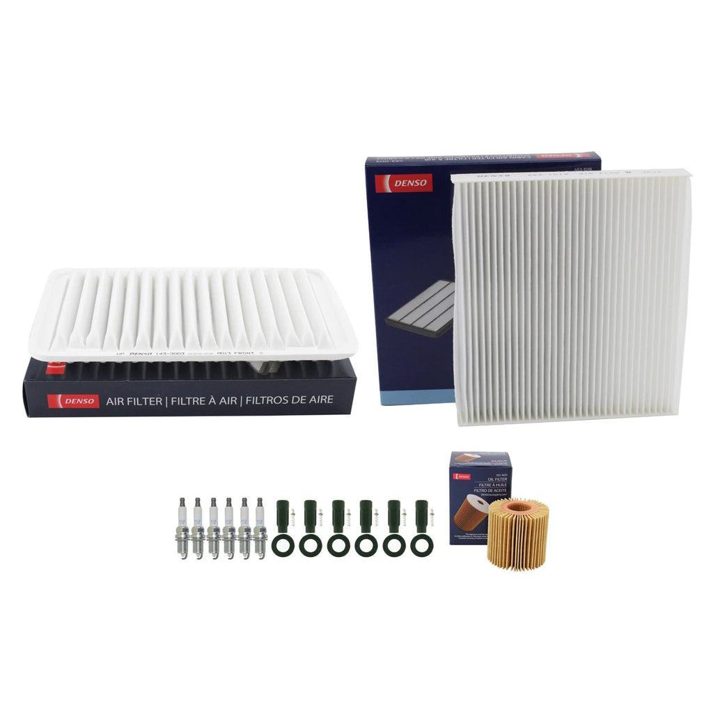 Tune Up Kit with NGK 6 Spark Plugs & Boots for Toyota Highlander (2008–2013)