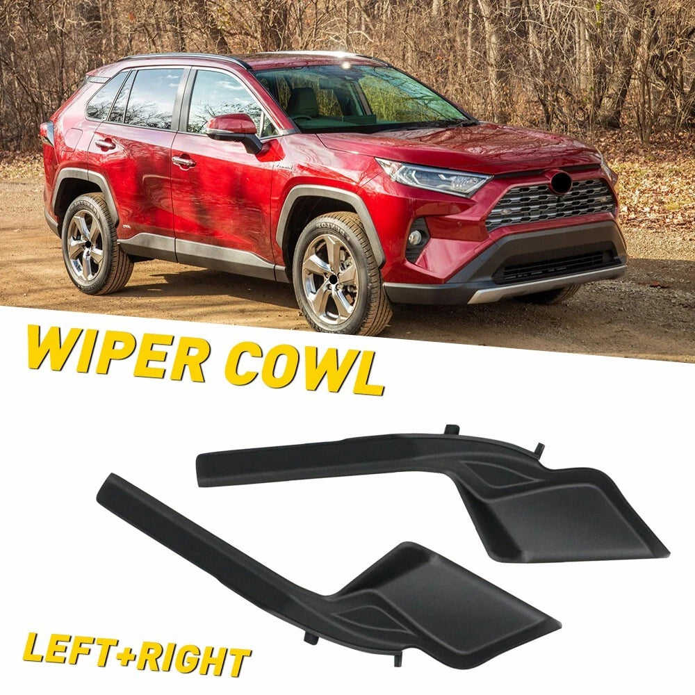 Pair Front Windshield Wiper Cowl Cover Panel for Toyota RAV4 (2019â2021)
