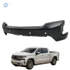Front Bumper Face Bar with Sensor Holes for Chevy Silverado 1500 (2019–2022)