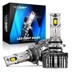 2X 9006 HB4 LED Headlight Bulb Kit for High Low Beam (6500K, 40000LM)