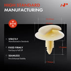 Door Interior Panel Retainer Double Head Clip Fasteners for Buick (20x)
