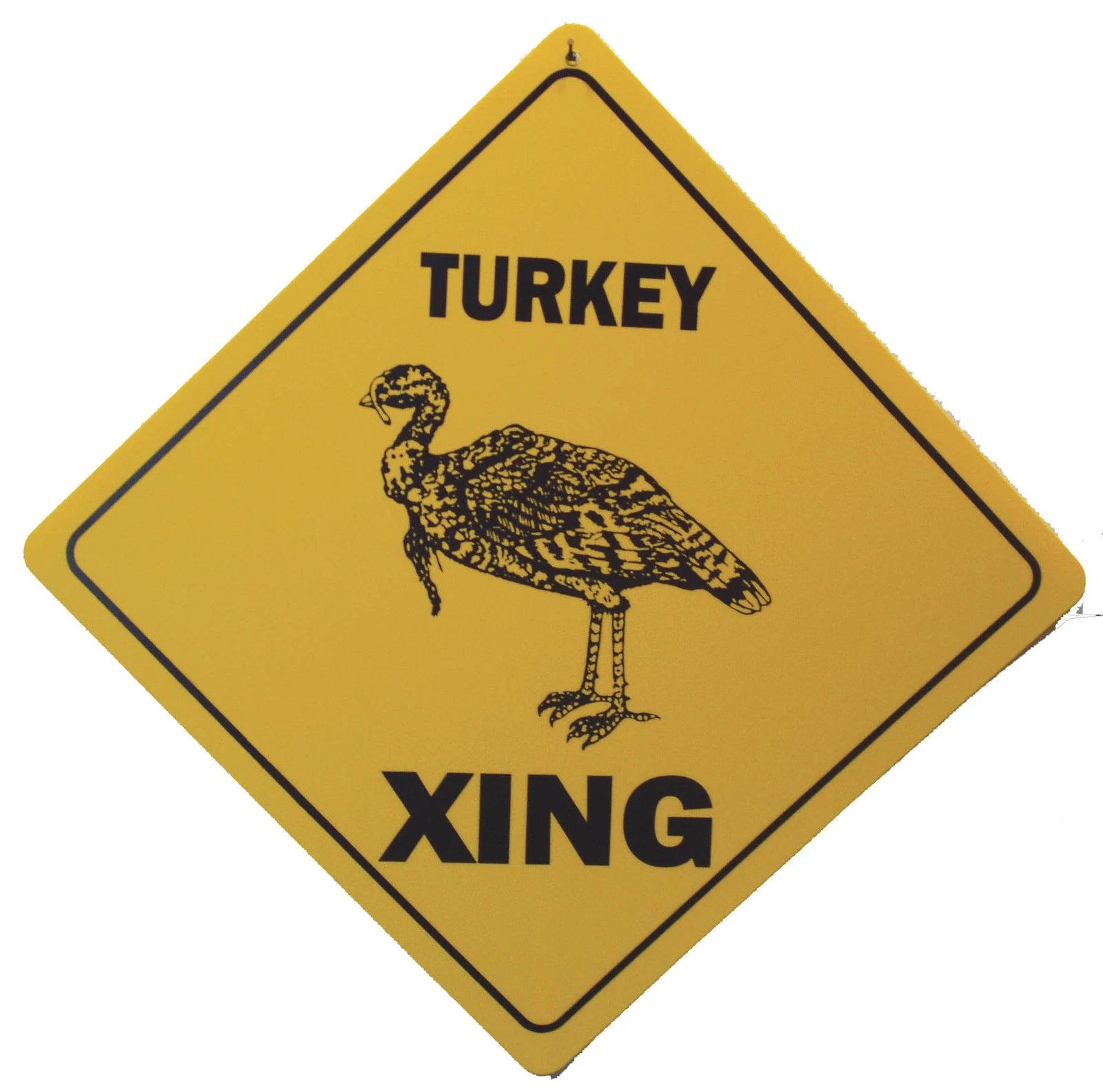 Caution Sign for Man Cave Turkey Farm Home Life