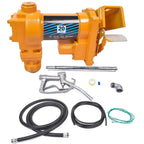 Fuel Transfer Pump 20GPM 12V with Nozzle Kit for Gasoline Diesel