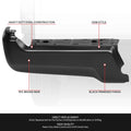 Left Side Rear Bumper End Cap for Ford F-250 SD (2017–2022)