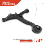 Front Right Lower Control Arm with Bushing for Honda Accord (2008-2012)