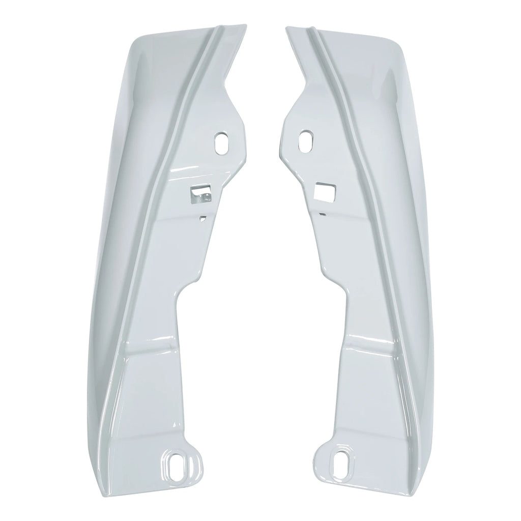 Mid Frame Air Deflectors for Harley Touring Electra Glide (2009–2024) - White Gray